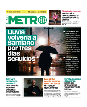 Cover of Publimetro Chile