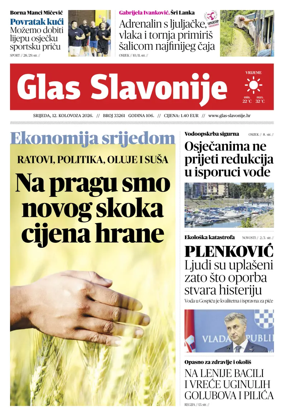 Cover of Glas Slavonije
