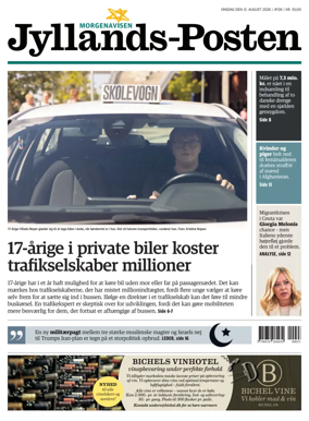 Cover of Jyllands-Posten