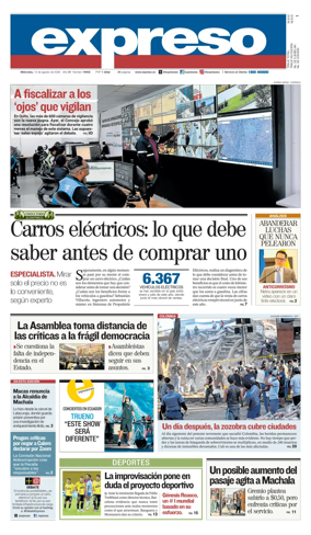 Cover of Diario Expreso