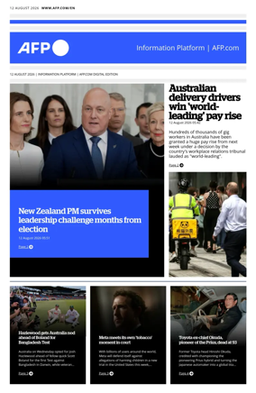 Cover of AFP English