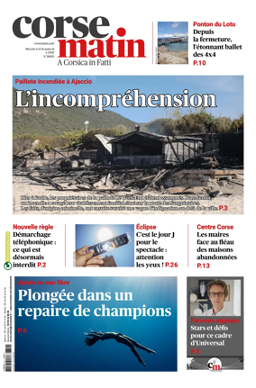 Cover of Corse Matin