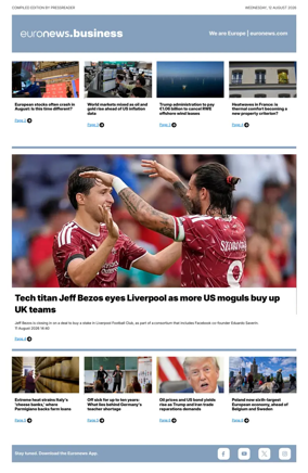 Cover of Euronews Business