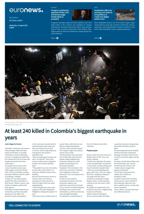 Cover of EuroNews (English Edition)