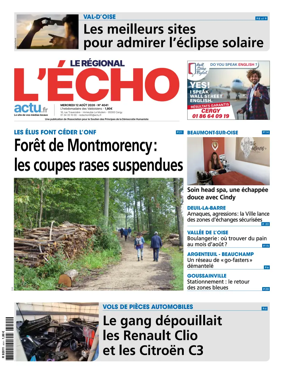Cover of L'Echo le Regional