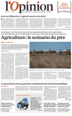 Cover of L'Opinion
