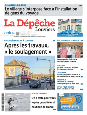 Cover of La Depeche Louviers