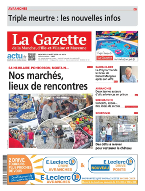Cover of La Gazette de la Manche