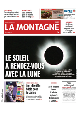 Cover of La Montagne (Vichy)