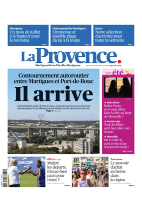Cover of La Provence Martigues-Istres-Vitrolles-Marignane