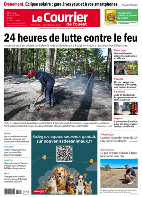 Cover of Le Courrier de l’Ouest (Angers)