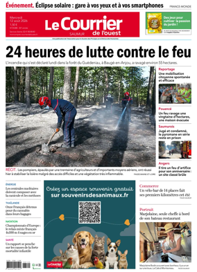 Cover of Le Courrier de l’Ouest (Saumur)