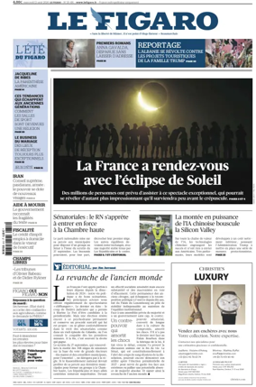 Cover of Le Figaro