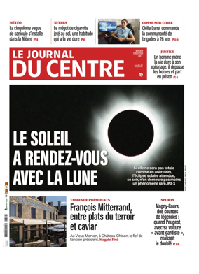 Cover of Le Journal du Centre