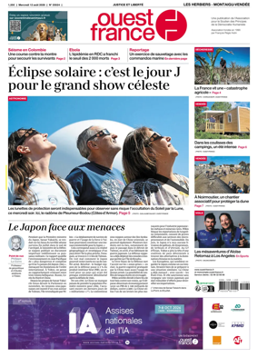 Cover of Ouest France (Les Herbiers / Montaigu)