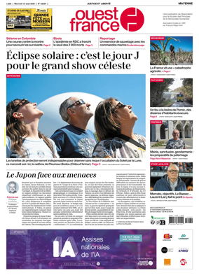 Cover of Ouest France (Mayenne)