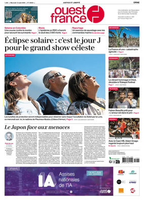 Cover of Ouest France (Orne)