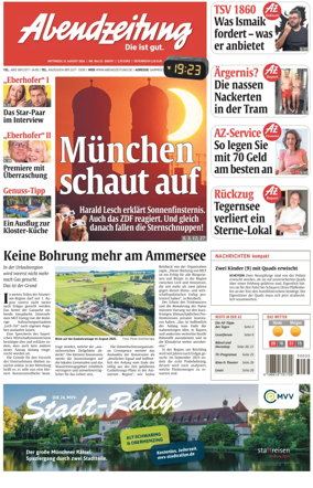 Cover of Abendzeitung Munchen