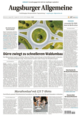Cover of Augsburger Allgemeine (Ausgabe Stadt)