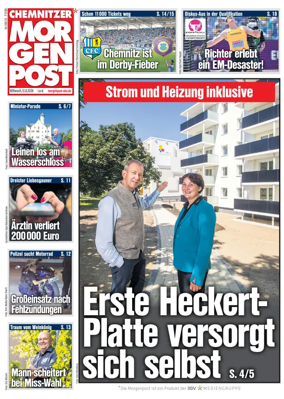 Cover of Chemnitzer Morgenpost