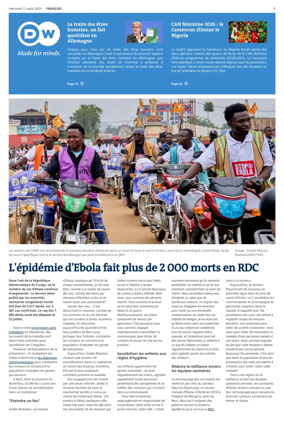 Cover of Deutsche Welle (French Edition)