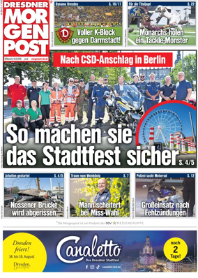 Cover of Dresdner Morgenpost
