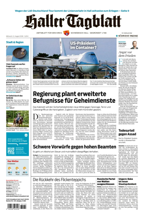 Cover of Haller Tagblatt