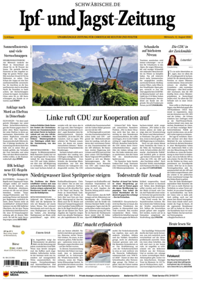 Cover of Ipf- und Jagst-Zeitung