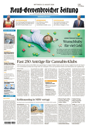 Cover of Neuss-Grevenbroicher Zeitung Neuss