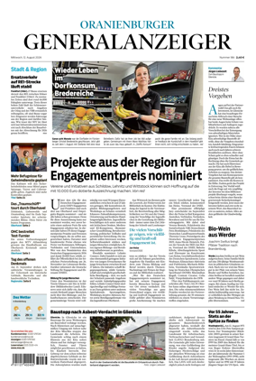 Cover of Oranienburger Generalanzeiger