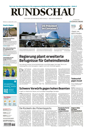 Cover of Rundschau fur den Schwabischen Wald – Der Kocherbote