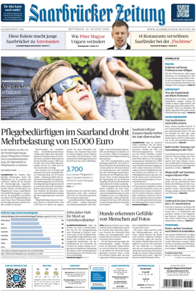 Cover of Saarbruecker Zeitung