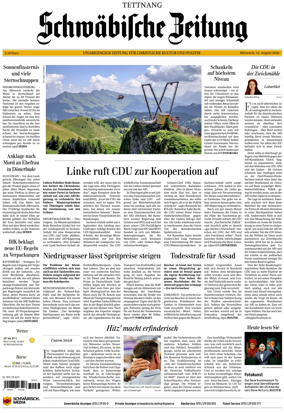 Cover of Schwabische Zeitung (Tettnang)