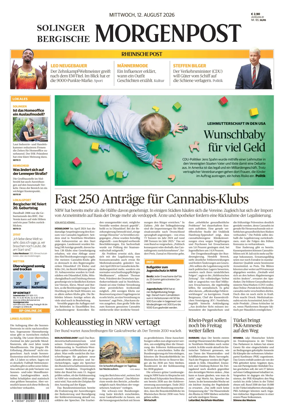 Cover of Solinger Bergische Morgenpost/Remscheid