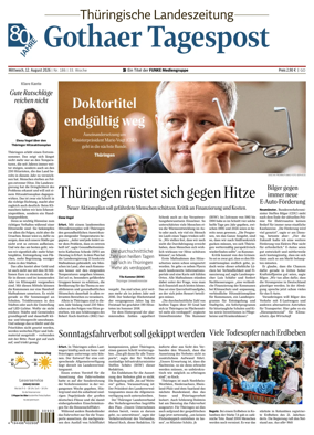 Cover of Thuringische Landeszeitung (Gotha)