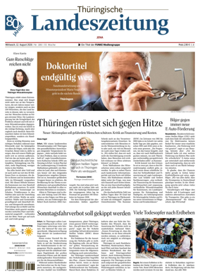 Cover of Thuringische Landeszeitung (Jena)