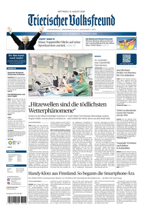 Cover of Trierischer Volksfreund