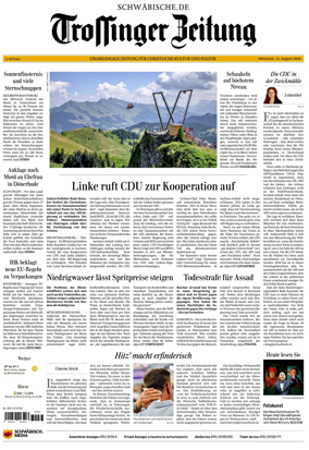 Cover of Trossinger Zeitung