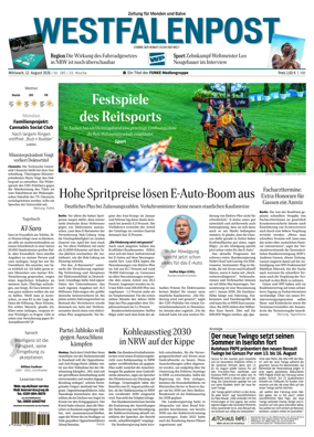 Cover of Westfalenpost (Menden)