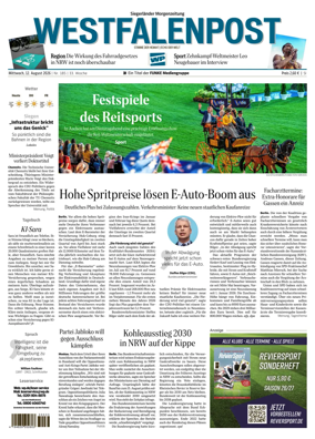 Cover of Westfalenpost (Siegen)