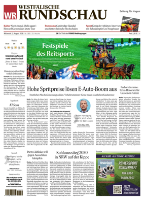 Cover of Westfalische Rundschau (Hagen Hohenlimburg)