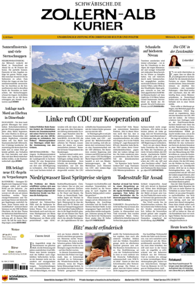 Cover of Zollern-Alb-Kurier (Balingen)