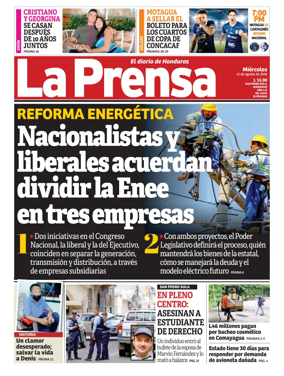 Cover of Diario La Prensa