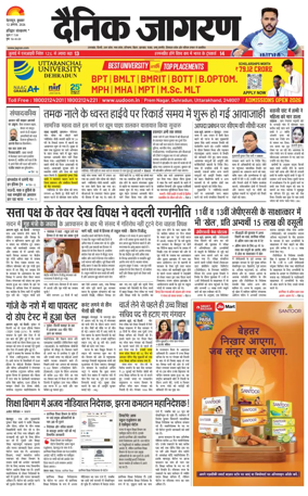 Cover of Dainik Jagran - Haridwar