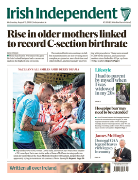 Cover of Irish Independent