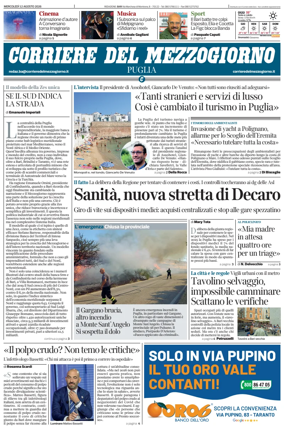 Cover of Corriere del Mezzogiorno (Puglia)
