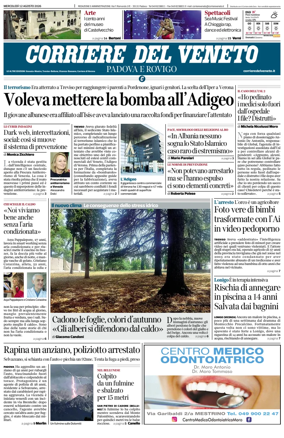 Cover of Corriere del Veneto (Padova e Rovigo)