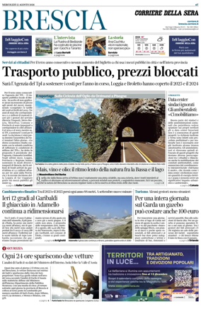 Cover of Corriere della Sera (Brescia)