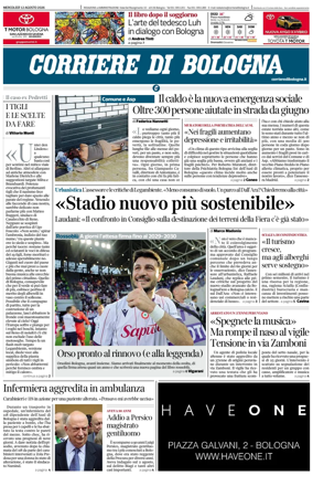 Cover of Corriere di Bologna