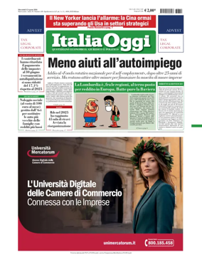 Cover of ItaliaOggi